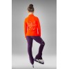 Термокомплект для фигурного катания "Skater" оранжево-фиолетовый